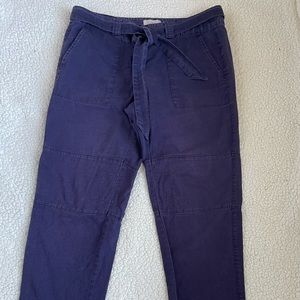 Loft cotton and linen mix pants.